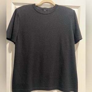 St. John Classic Black Short Sleeve Tee